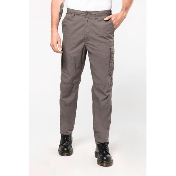 Kariban | Men's lightweight multipocket trousers